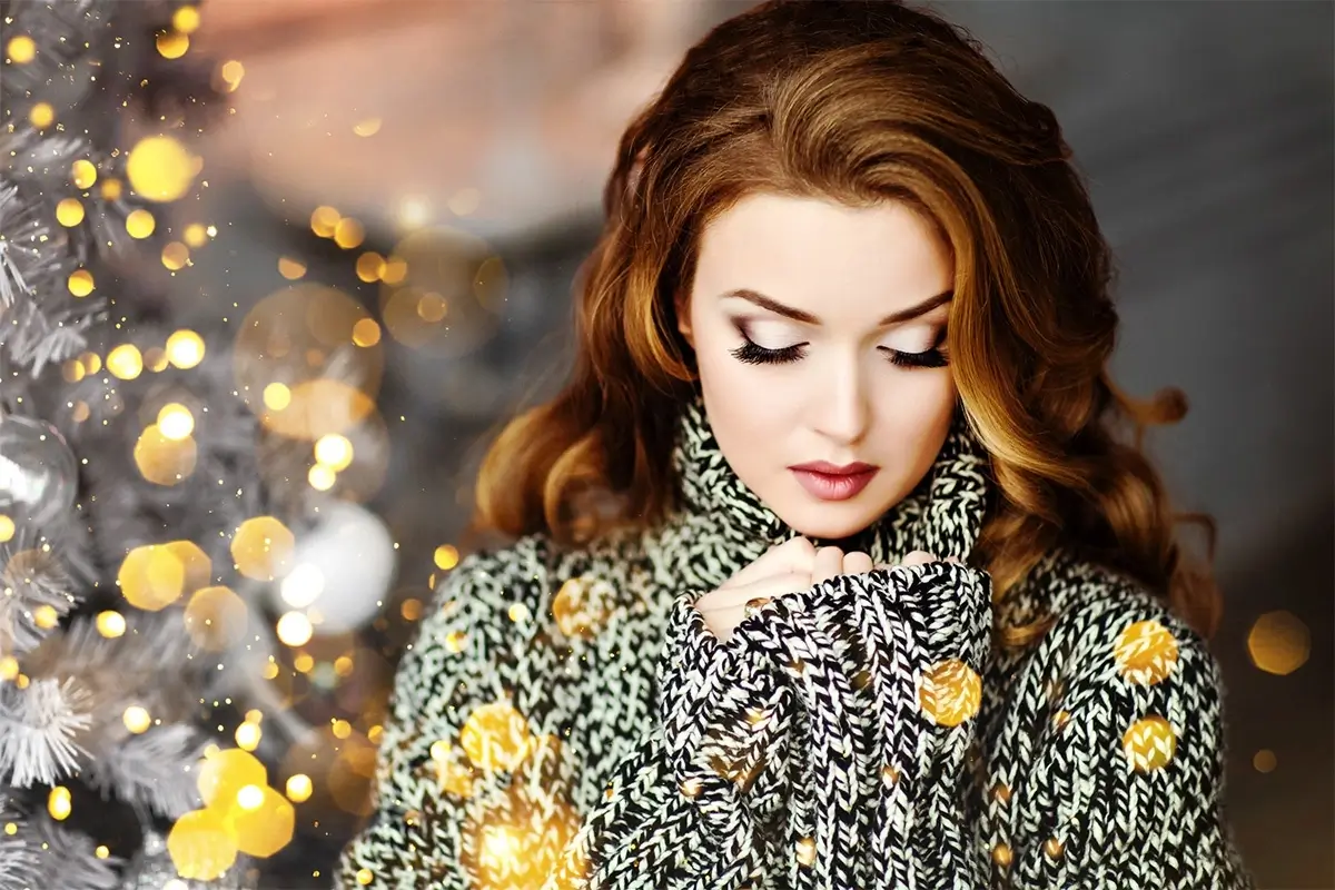 Christmas sparkle overlays