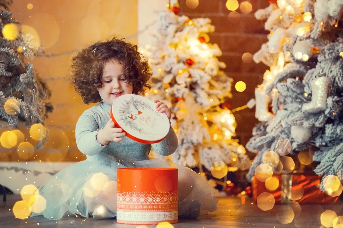 Christmas sparkle overlays