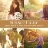 Sunset Light - foto overlays